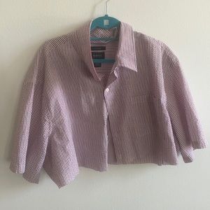 NWOT Harbor Bay cropped flannel